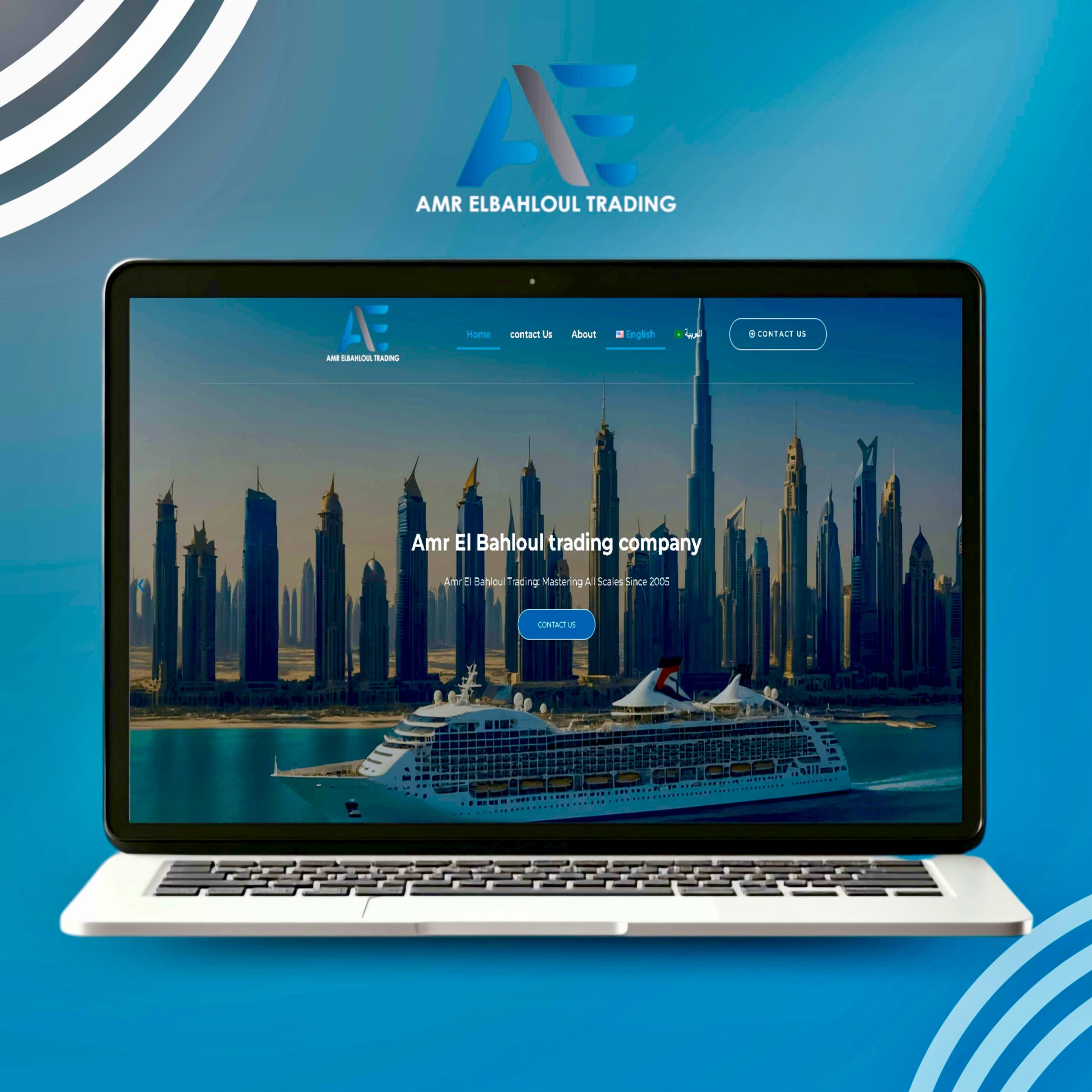 تصميم لشركة تعليم التداول