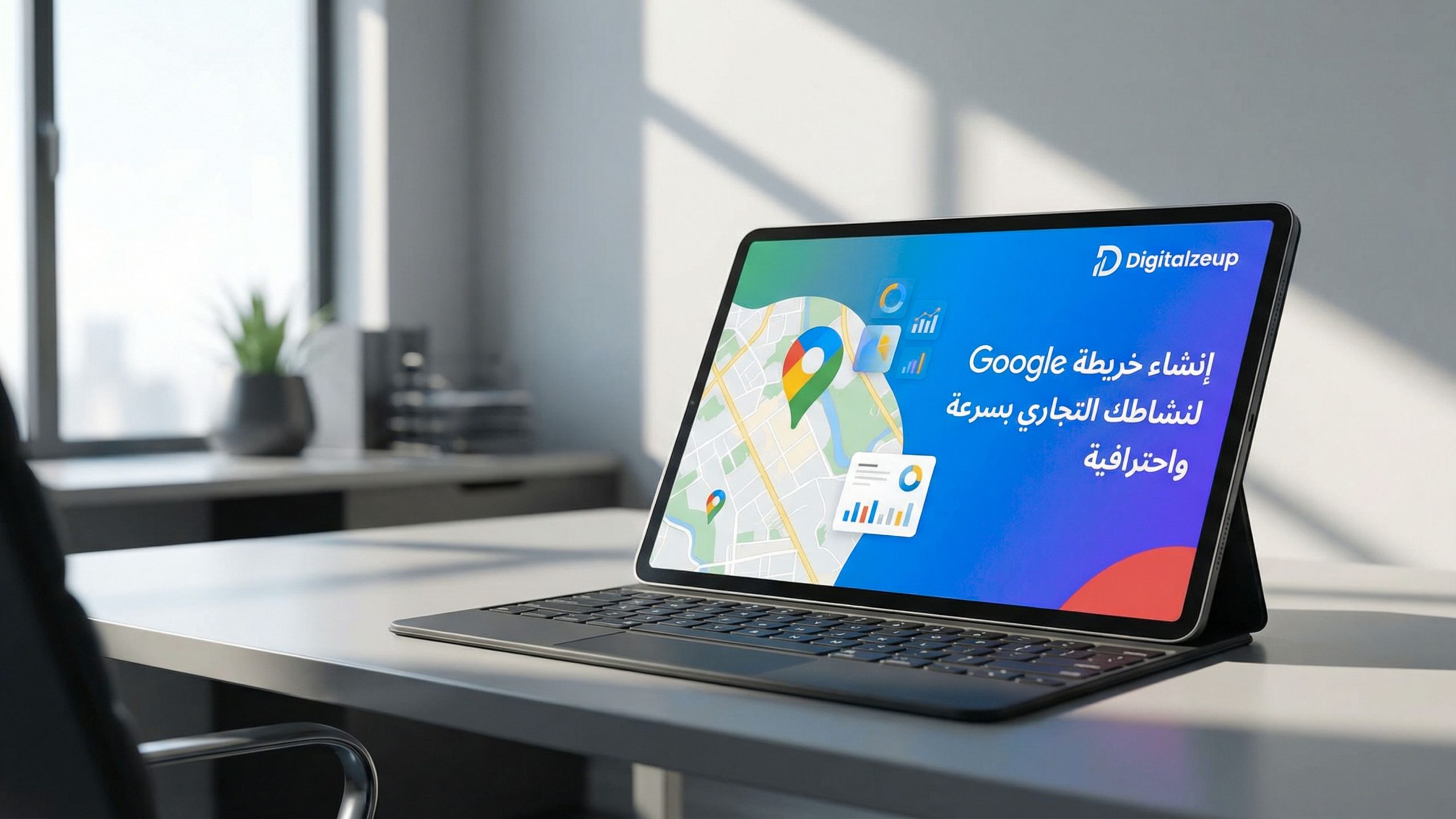 إنشاء خريطة جوجل ماب لنشاطك التجاري مع Digitalzeup بسرعة واحترافية