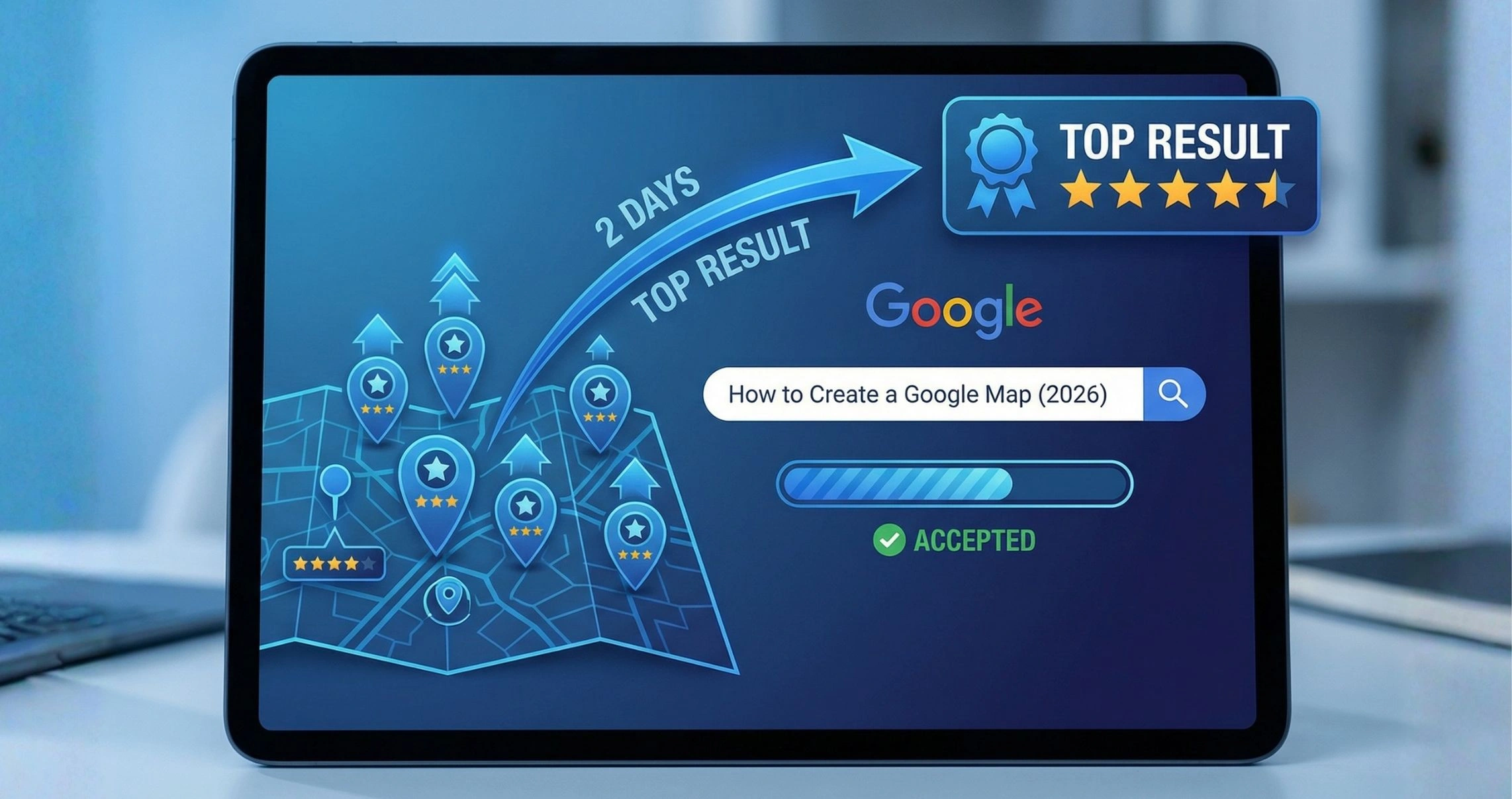 كيفية إنشاء خريطة جوجل ماب وتصدر النتائج بسرعة 2026