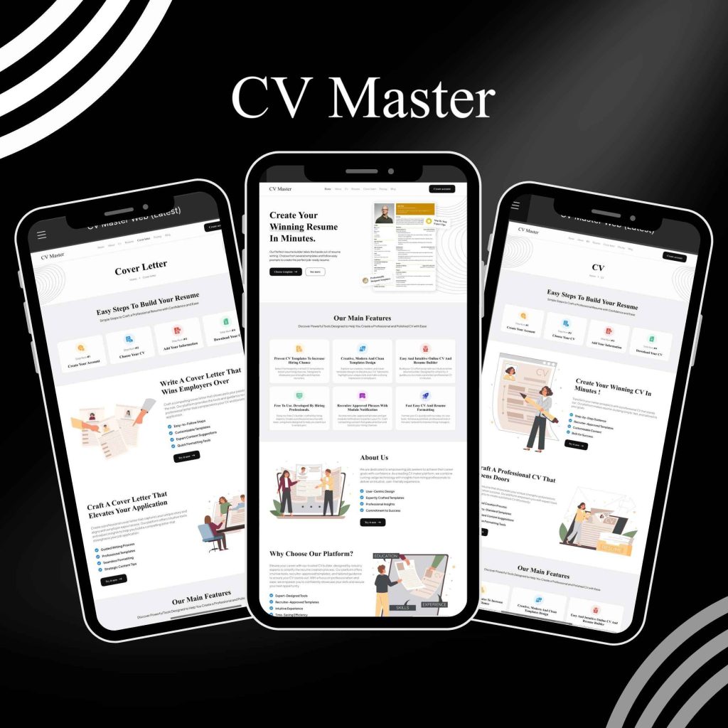Professional CV Website Design Services