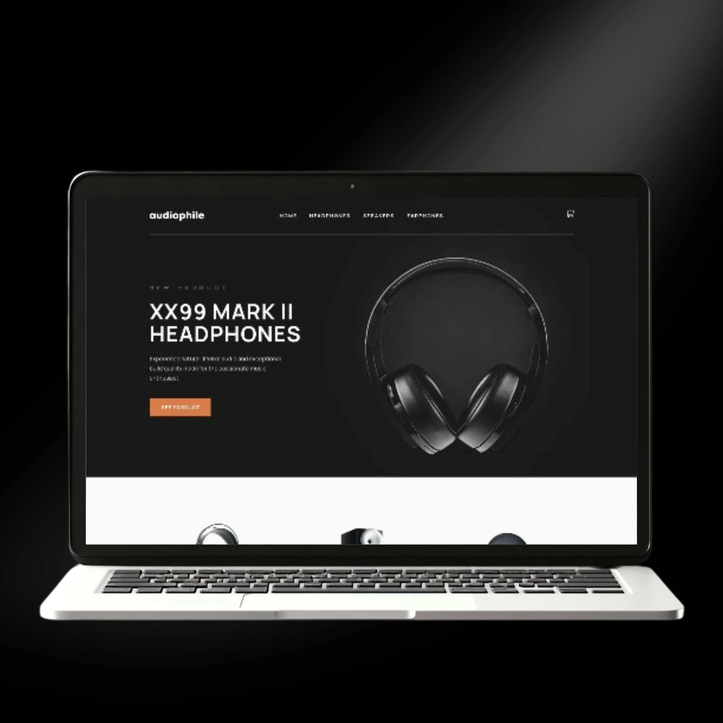 تصميم متجر إلكتروني لبيع السماعات باحترافية عالية