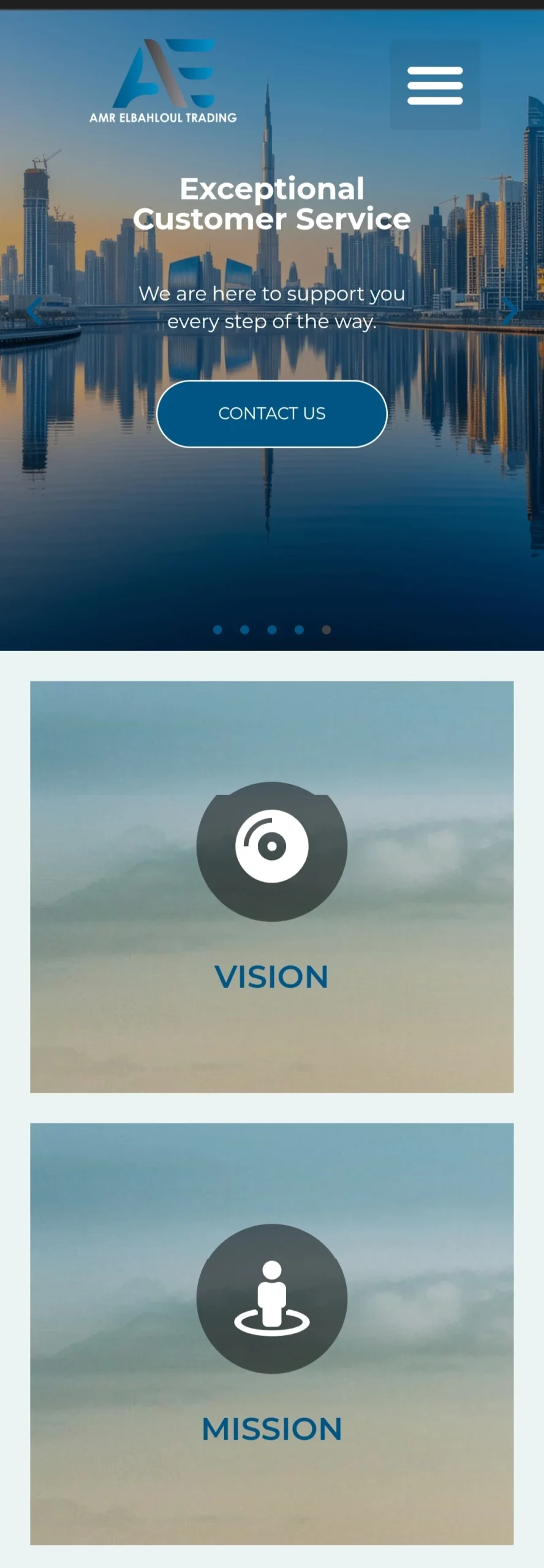 تصميم موقع إلكتروني باستخدام ووردبريس لشركة تعليم التداول