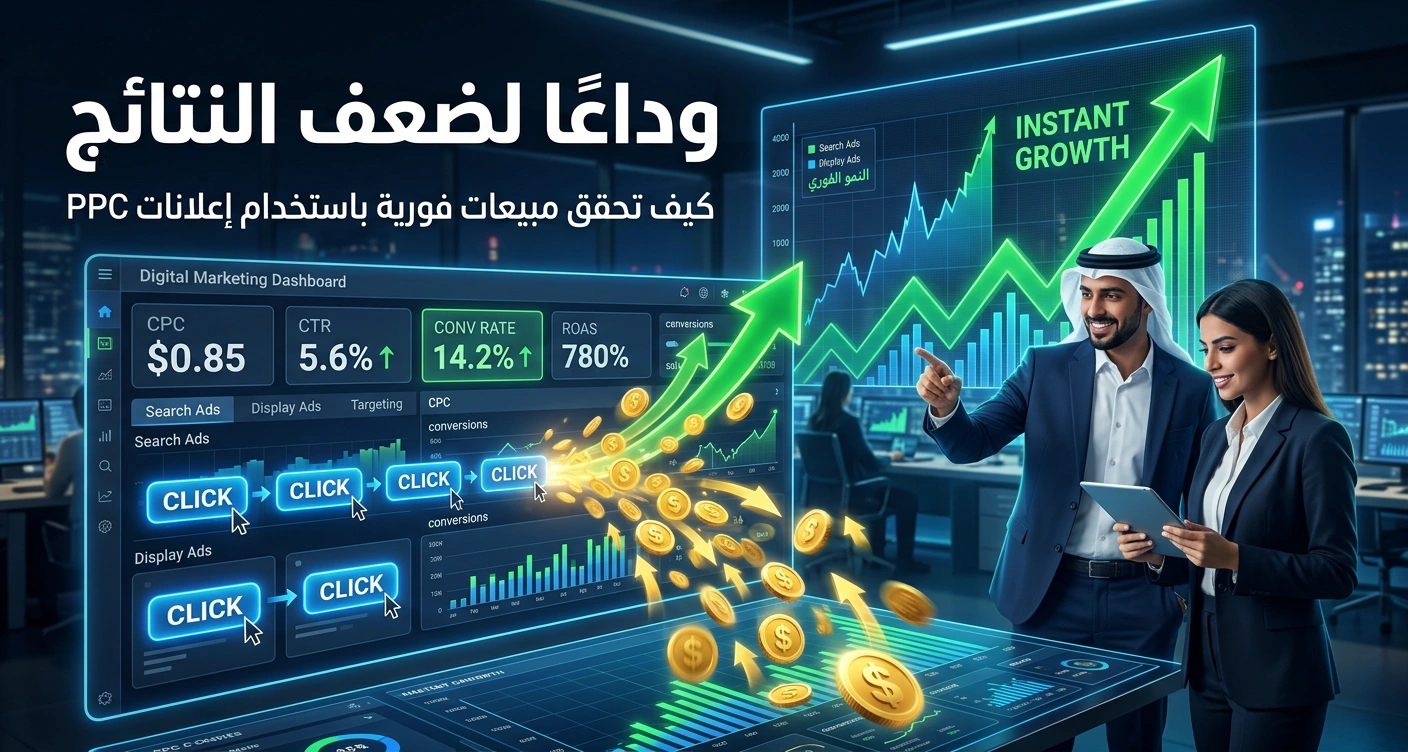 وداعًا لضعف النتائج كيف تحقق مبيعات فورية باستخدام إعلانات PPC