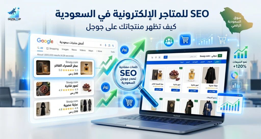 SEO للمتاجر الالكترونية في السعودية: كيف تظهر منتجاتك على جوجل