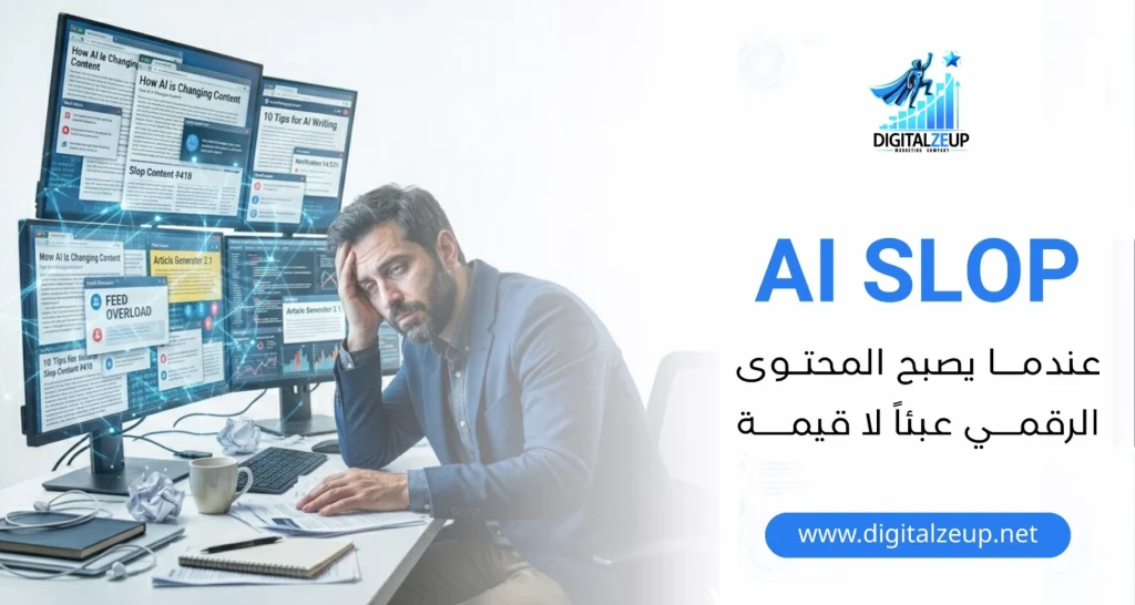 AI-Slop عندما يُصبح المحتوى الرقمي عبئًا لا قيمةً 