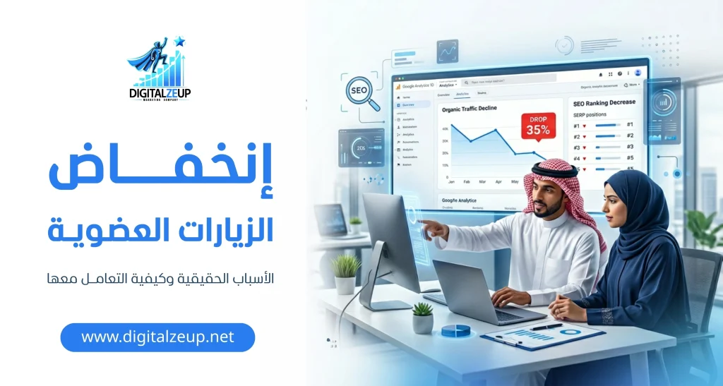 انخفاض الزيارات العضوية الأسباب الحقيقية وكيفية التعامل معها 