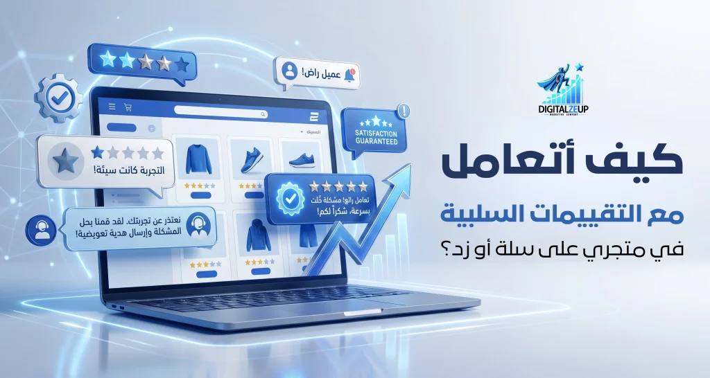 كيف أتعامل مع التقييمات السلبية في متجري على سلة أو زد؟