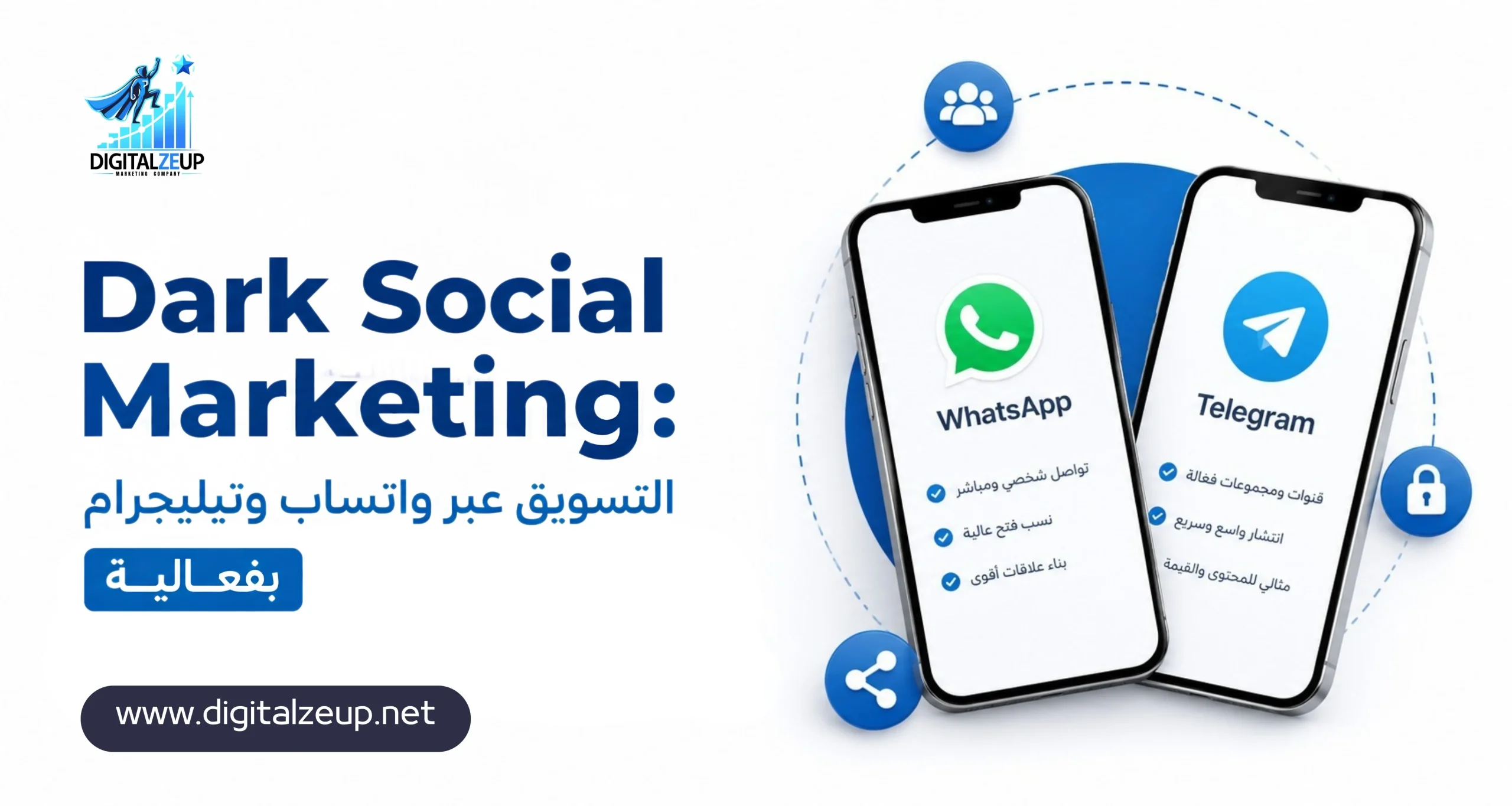 Dark Social Marketing التسويق عبر واتساب وتيليجرام بفعالية